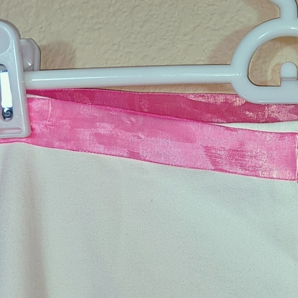 Beautiful White Cotton Skirt with Pink & Yellow Flowers NWT - Picture 6 of 7